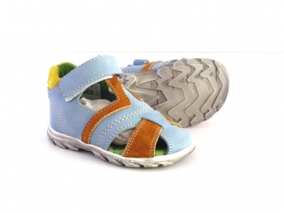 Sandale copii LM, cod 3S173, seria SIMBA, azur, piele naturala