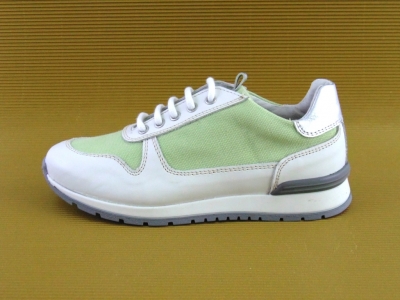 Pantofi sport copii LM, cod 3A403, seria VOLEY, verde sea, piele naturala