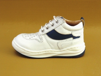 Pantofi sport copii LM, cod 3A411, seria DAFFY, alb, piele naturala