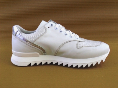 Pantofi sport femei LM, cod 2A248, seria NADIA, alb, piele naturala