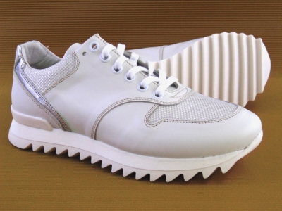 Pantofi sport femei LM, cod 2A248, seria NADIA, alb, piele naturala