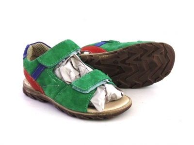 Sandale copii LM, cod 3S187, seria BERRY, verde, piele naturala