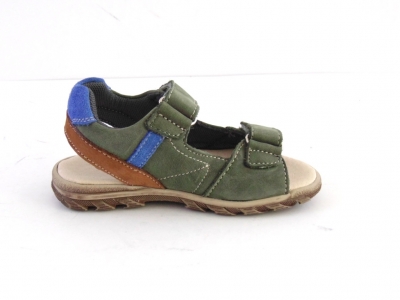 Sandale copii LM, cod 3S190, seria BERRY, verde forest, piele naturala