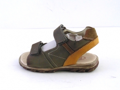 Sandale copii LM, cod 3S195, seria BERRY, khaki, piele naturala