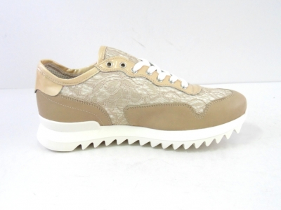 Pantofi sport femei LM, cod 2A252, seria SPORA, bej, piele naturala