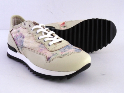 Pantofi sport femei LM, cod 2A261, seria SPORA, bej, piele naturala