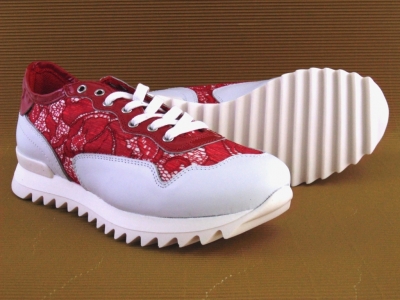 Pantofi sport femei LM, cod 2A264, seria SPORA, rosu, piele naturala