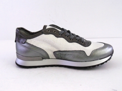 Pantofi sport femei LM, cod 2A269, seria SPORA, argintiu, piele naturala