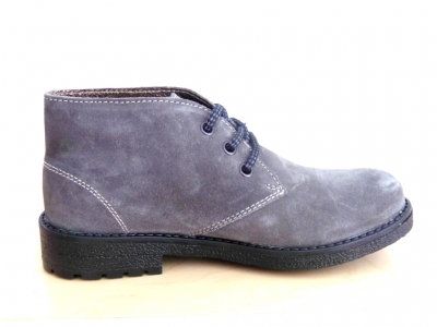 Ghete femei LM, cod 2G674, seria CREP, gri deschis, piele naturala