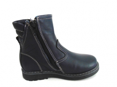 Cizme copii fete LM, cod 6C329, seria STELA, bleumarin, piele naturala