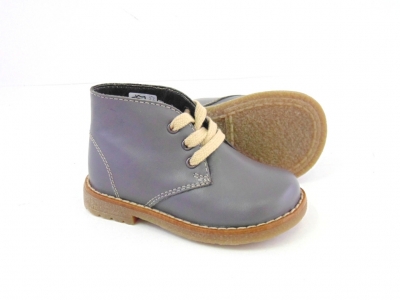 Ghete copii LM, cod 3G1050, seria CREP, gri, piele naturala
