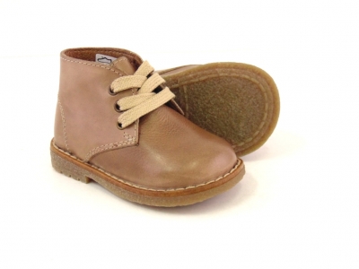 Ghete copii LM, cod 3G1059, seria CREP, maro deschis, piele naturala
