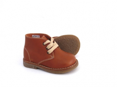 Ghete copii LM, cod 3G1083, seria CREP, maro deschis, piele naturala