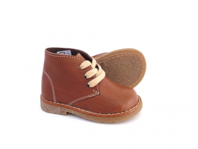 Ghete copii LM, cod 3G1084, seria CREP, maro, piele naturala