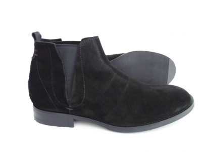 Ghete barbati LM, cod 1G685, seria RAM, negru, piele naturala