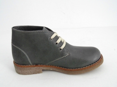 Ghete copii LM, cod 3G1103, seria CREP, gri, piele naturala