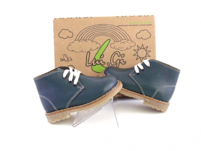 Ghete copii LM, cod 3G1156, seria CREP, verde, piele naturala