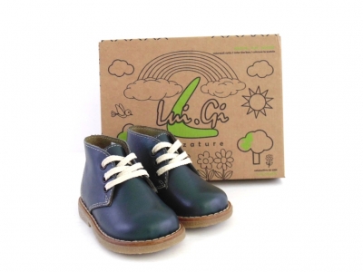 Ghete copii LM, cod 3G1156, seria CREP, verde, piele naturala