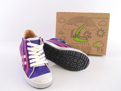 Pantofi sport copii Lui.Gi, cod 3A434, seria TRIP, mov, piele naturala