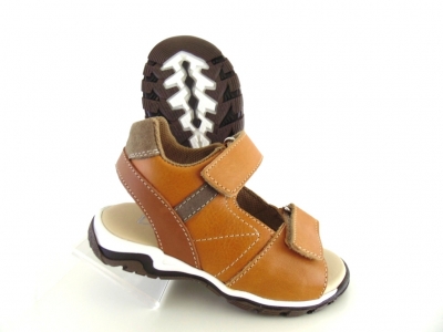 Sandale copii Lui.Gi, cod 3S217, seria BERRY, maro deschis, piele naturala