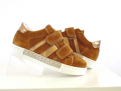 Pantofi sport copii fete Lui.Gi, cod 6A76, seria ANDOS, maro, piele naturala