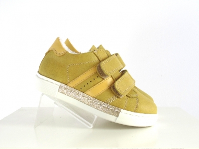 Pantofi sport copii fete Lui.Gi, cod 6A77, seria ANDOS, galben, piele naturala