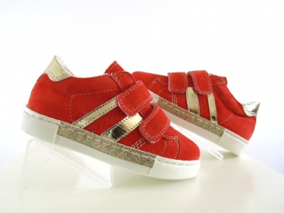 Pantofi sport copii fete Lui.Gi, cod 6A89, seria ANDOS, rosu, piele naturala