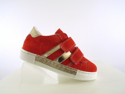 Pantofi sport copii fete Lui.Gi, cod 6A89, seria ANDOS, rosu, piele naturala