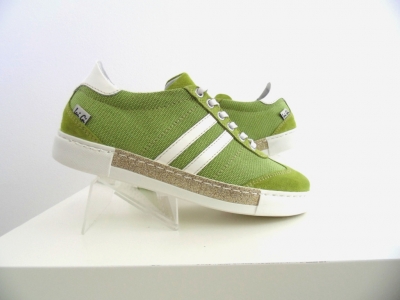 Pantofi sport femei Lui.Gi, cod 2A293, seria NADAL, verde, piele naturala