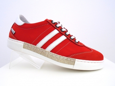 Pantofi sport femei Lui.Gi, cod 2A295, seria NADAL, rosu, piele naturala