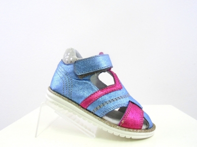 Sandale copii Lui.Gi, cod 3S228, seria SIMBA, albastru, piele naturala