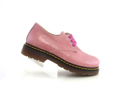 Pantofi copii Lui.Gi, cod 3P14, seria BULL BOYS, roz, piele naturala