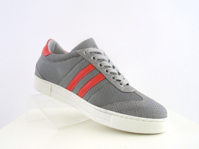 Pantofi sport femei Lui.Gi, cod 2A299, seria NADAL, gri deschis, piele naturala