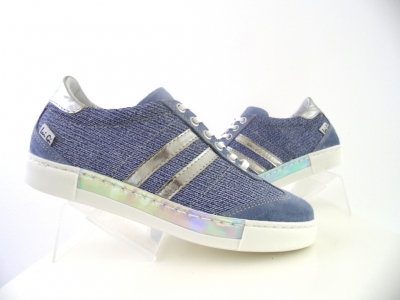 Pantofi sport femei Lui.Gi, cod 2A301, seria NADAL, azur, piele naturala
