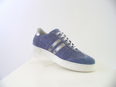 Pantofi sport femei Lui.Gi, cod 2A301, seria NADAL, azur, piele naturala