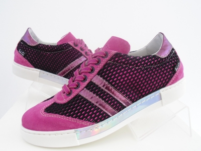 Pantofi sport femei Lui.Gi, cod 2A302, seria NADAL, purpuriu, piele naturala