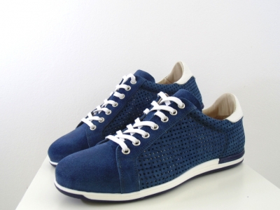 Pantofi sport barbati Lui.Gi, cod 1A561, seria ARIA, albastru, piele naturala