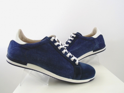 Pantofi sport barbati Lui.Gi, cod 1A565, seria ARIA, bleumarin, piele naturala