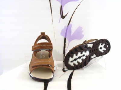 Sandale copii Lui.Gi, cod 3S248, seria JOLIE, maro deschis, piele naturala