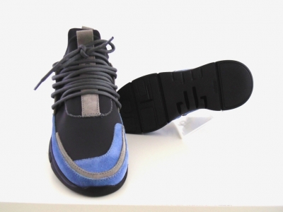 Pantofi sport unisex Lui.Gi, cod 7A4, seria RUNNER, albastru, piele naturala