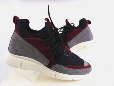 Pantofi sport unisex Lui.Gi, cod 7A5, seria RUNNER, multicolor, piele naturala