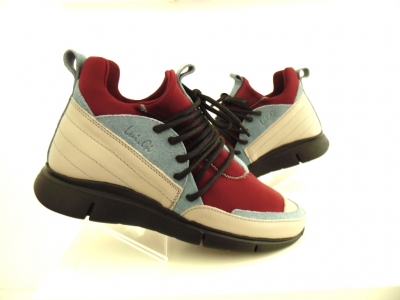 Pantofi sport unisex Lui.Gi, cod 7A6, seria RUNNER, multicolor, piele naturala