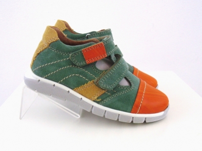 Pantofi sport copii Lui.Gi, cod 3A449, seria SANDY, verde sea, piele naturala