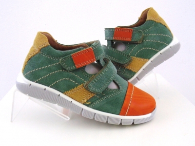 Pantofi sport copii Lui.Gi, cod 3A449, seria SANDY, verde sea, piele naturala