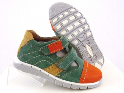 Pantofi sport copii Lui.Gi, cod 3A449, seria SANDY, verde sea, piele naturala