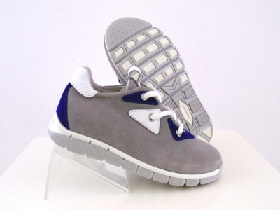 Pantofi sport copii Lui.Gi, cod 3A451, seria LUI, gri deschis, piele naturala