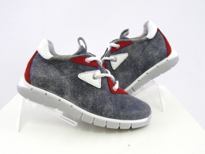 Pantofi sport copii Lui.Gi, cod 3A455, seria LUI, gri, piele naturala