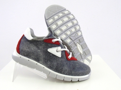 Pantofi sport copii Lui.Gi, cod 3A455, seria LUI, gri, piele naturala