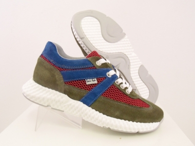 Pantofi sport copii Lui.Gi, cod 3A470, seria MALVIN, khaki, piele naturala