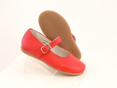 Pantofi copii fete Lui.Gi, cod 6P228, seria PAMY, rosu, piele naturala